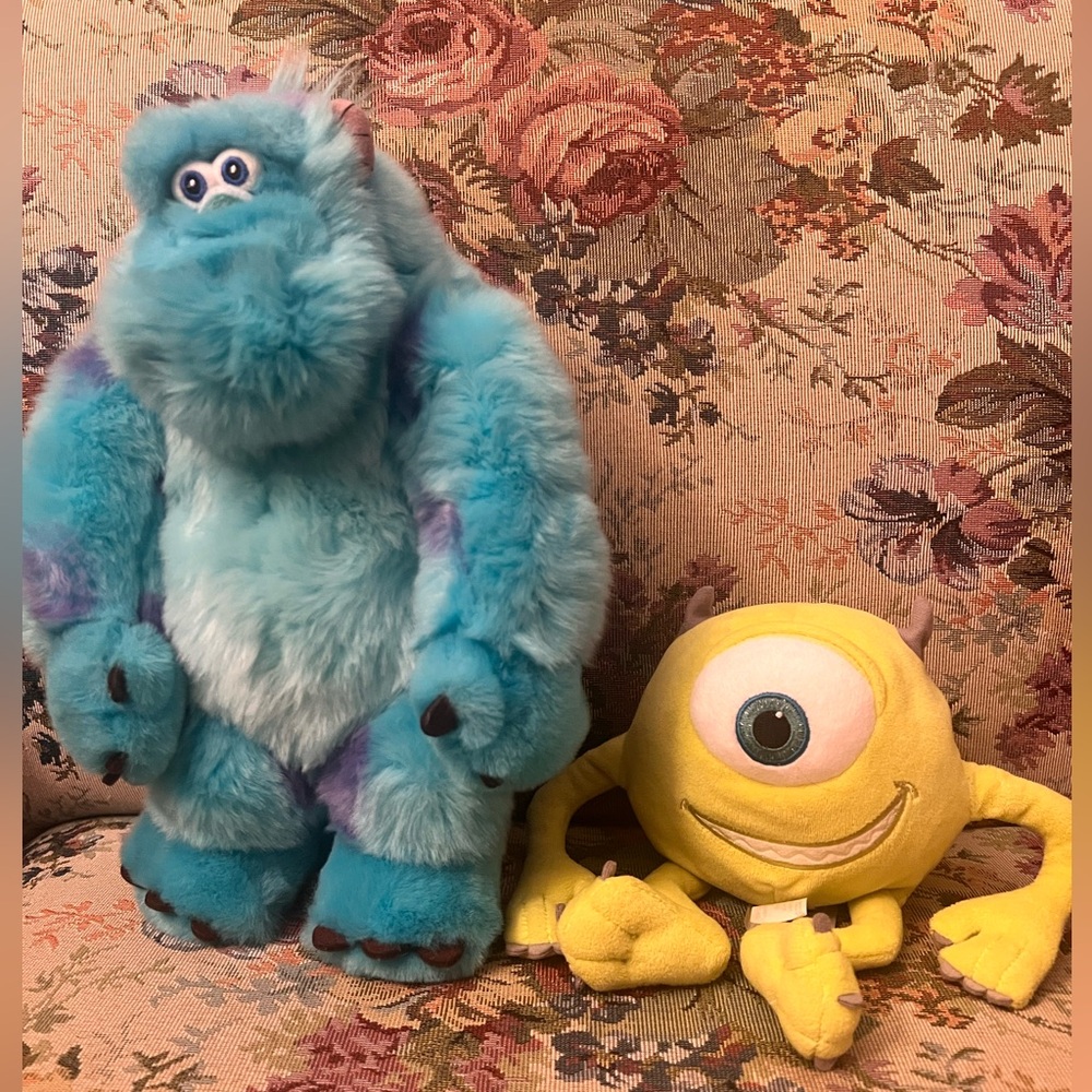 Disney Pixar - Monsters Inc - Mike and Sulley Plushies